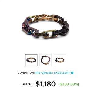 Louis Vuitton chain bracelet